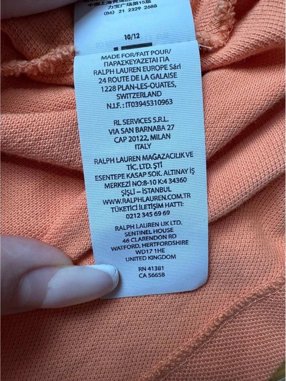 Polo Ralph Lauren Big Pony Polo Shirt Mens XLT Salmon Pink Cotton
